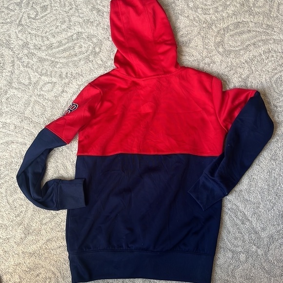 Boys Boston Red Sox Hoodie Medium 10-12 - Picture 4 of 4